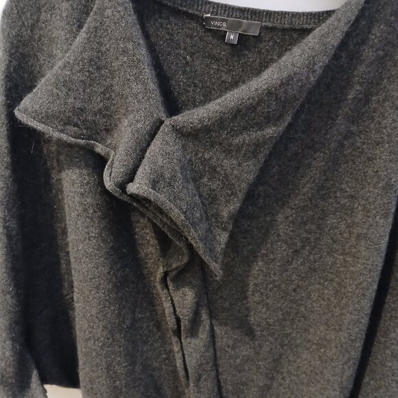 Vince Women's Tunic Sweater Gray 100% Cashmere - Picture 4 of 7